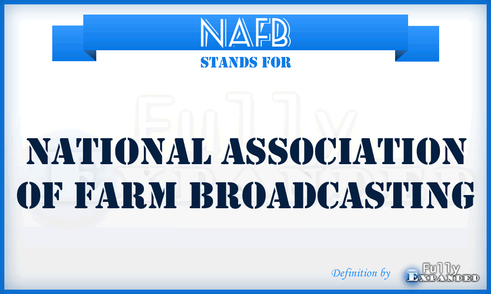 NAFB - National Association of Farm Broadcasting