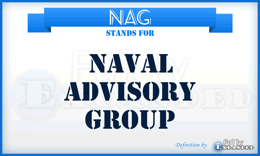 NAG - Naval Advisory Group