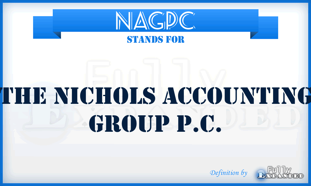 NAGPC - The Nichols Accounting Group P.C.