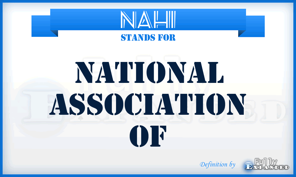 NAHI - National Association of