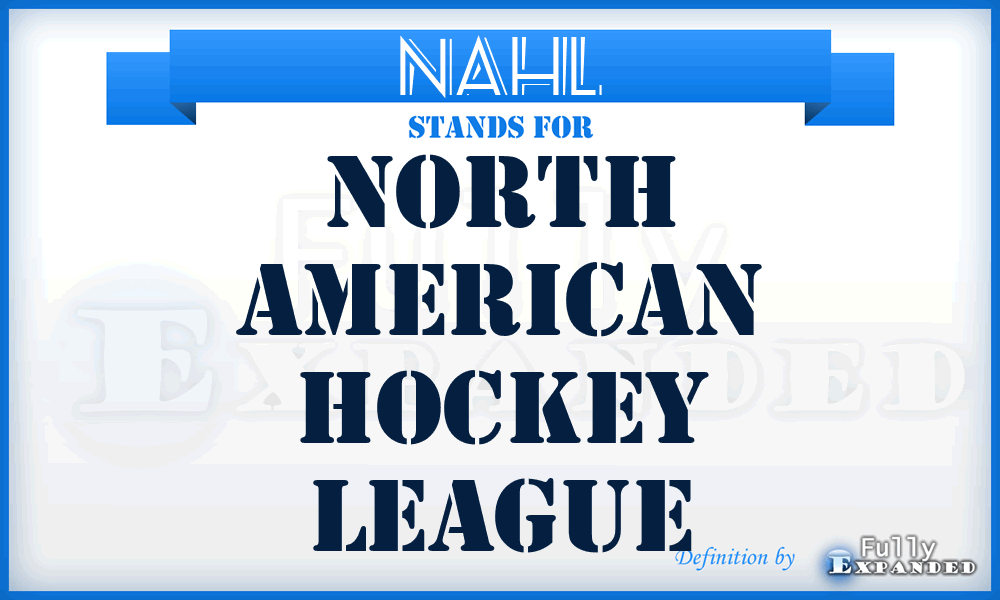 NAHL - North American Hockey League