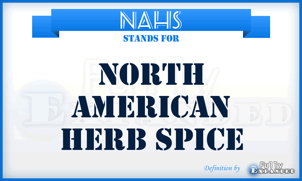 NAHS - North American Herb Spice