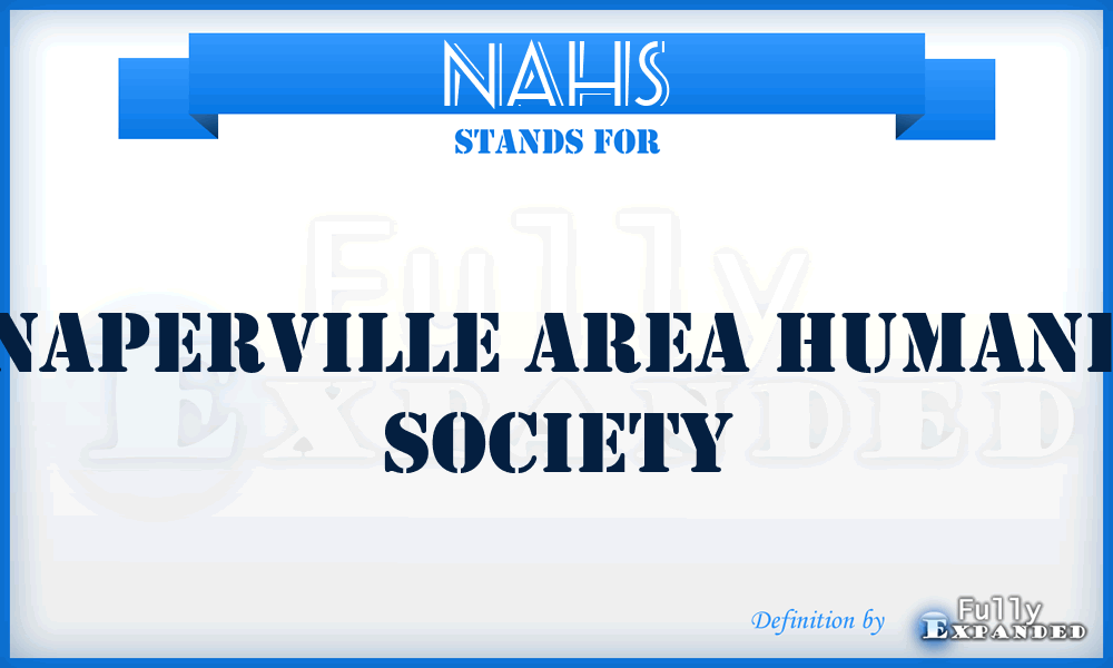 NAHS - Naperville Area Humane Society