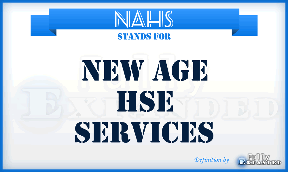 NAHS - New Age Hse Services