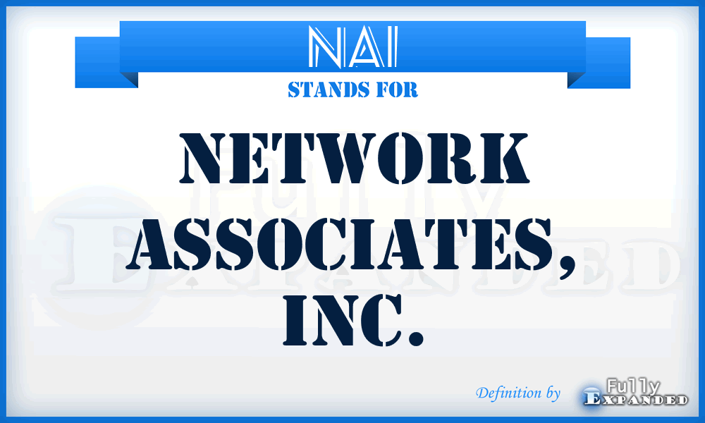 NAI - Network Associates, Inc.