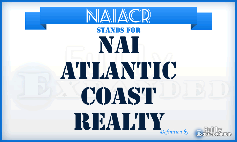 NAIACR - NAI Atlantic Coast Realty