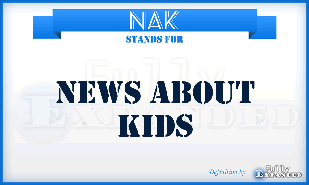 NAK - News About Kids