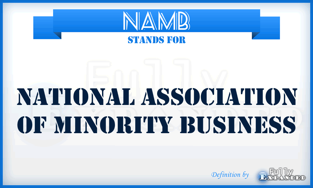 NAMB - National Association of Minority Business