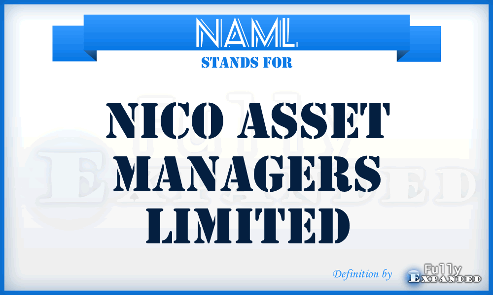 NAML - Nico Asset Managers Limited