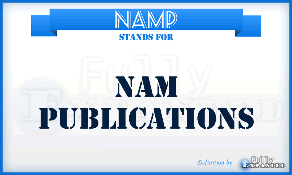 NAMP - NAM Publications