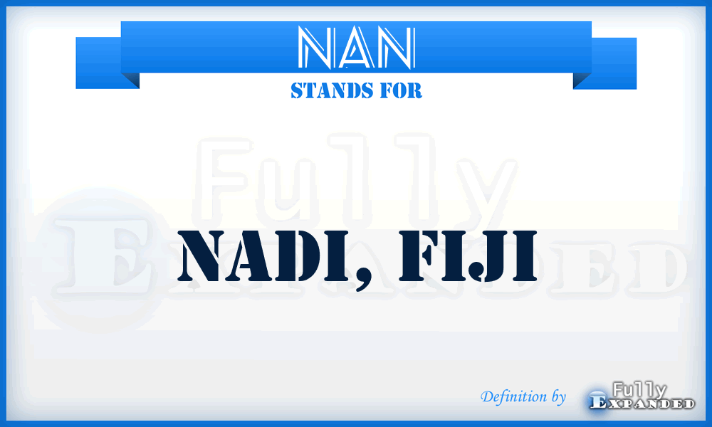 NAN - Nadi, Fiji