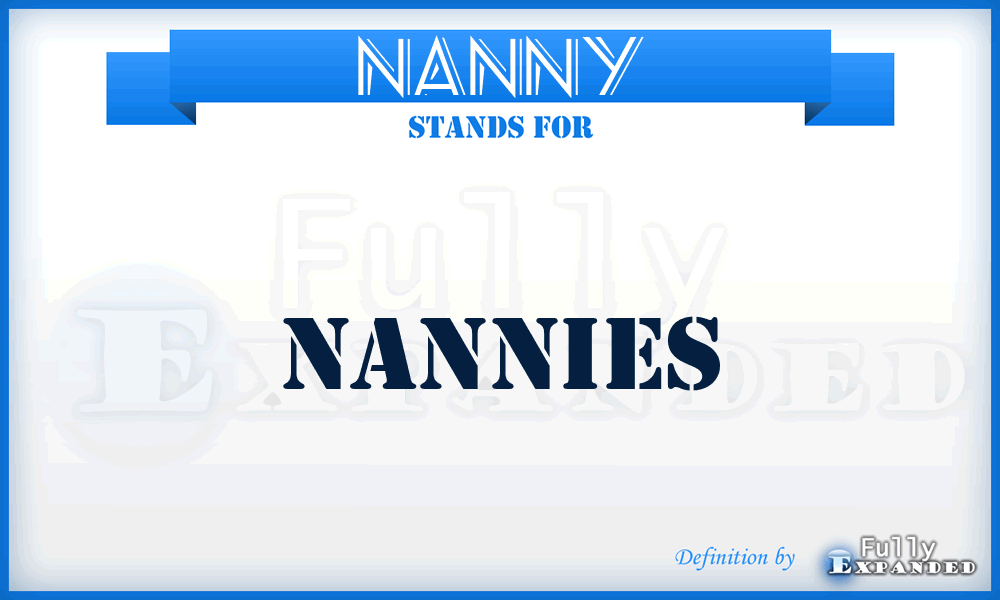 NANNY - Nannies