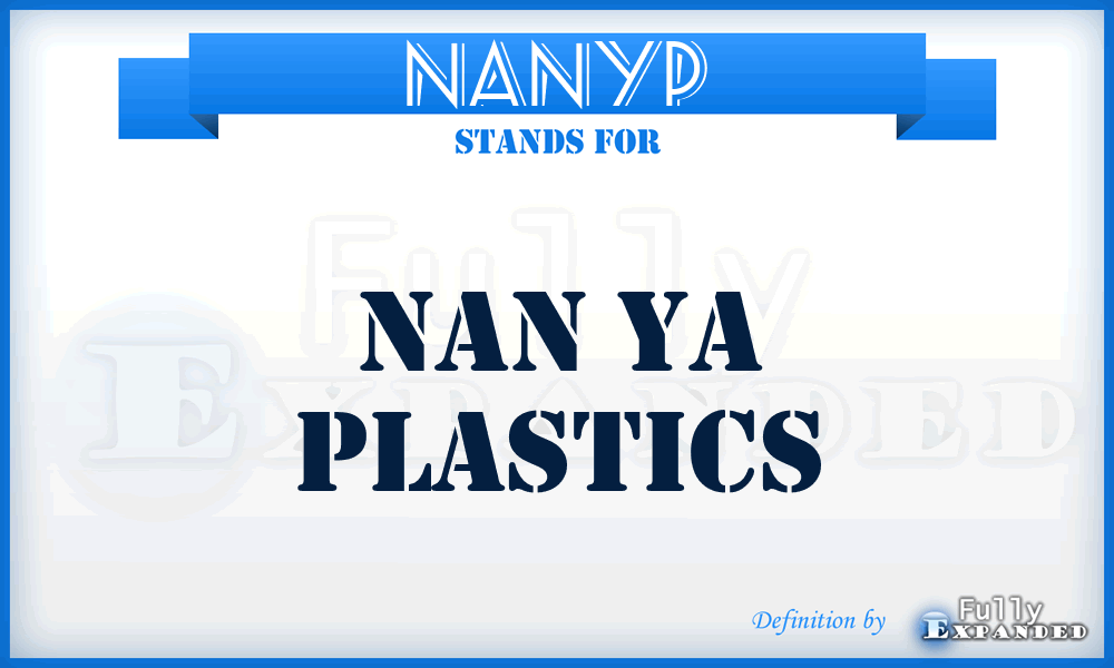 NANYP - NAN Ya Plastics