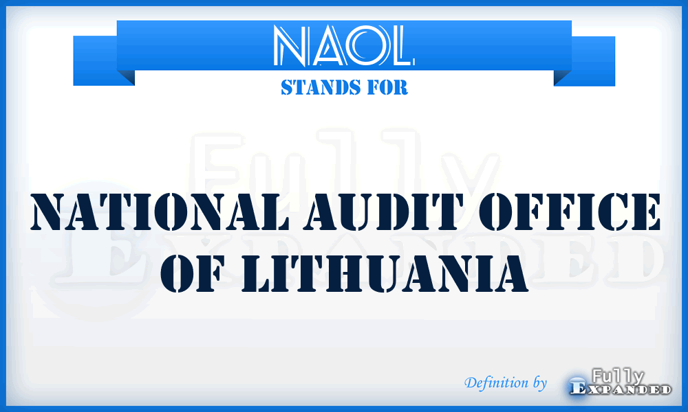 NAOL - National Audit Office of Lithuania