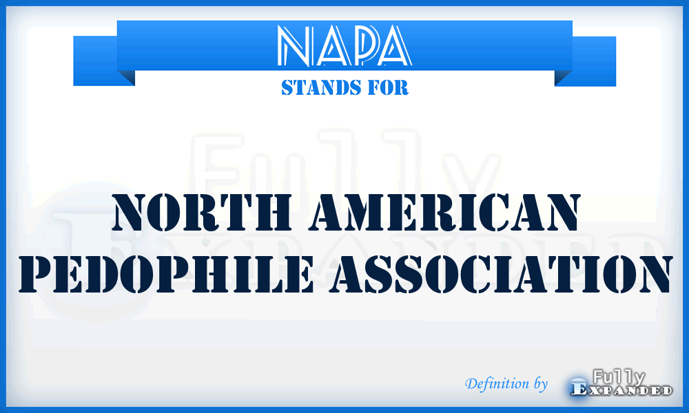 NAPA - North American Pedophile Association