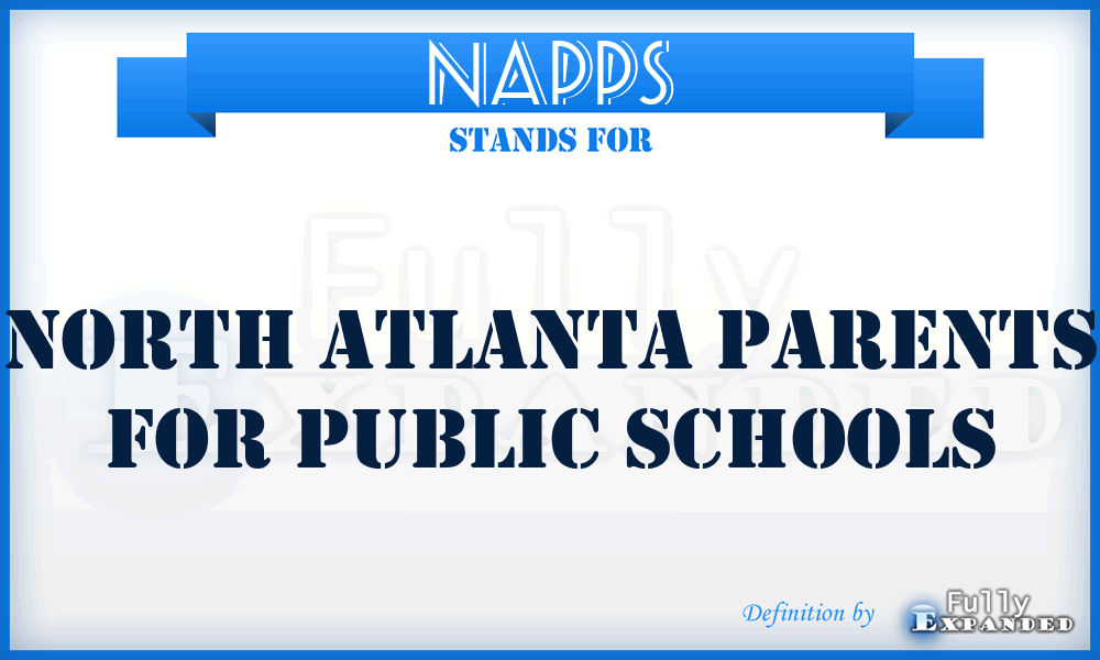 NAPPS - North Atlanta Parents for Public Schools