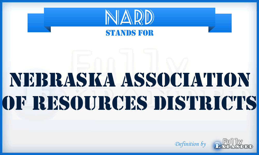 NARD - Nebraska Association of Resources Districts
