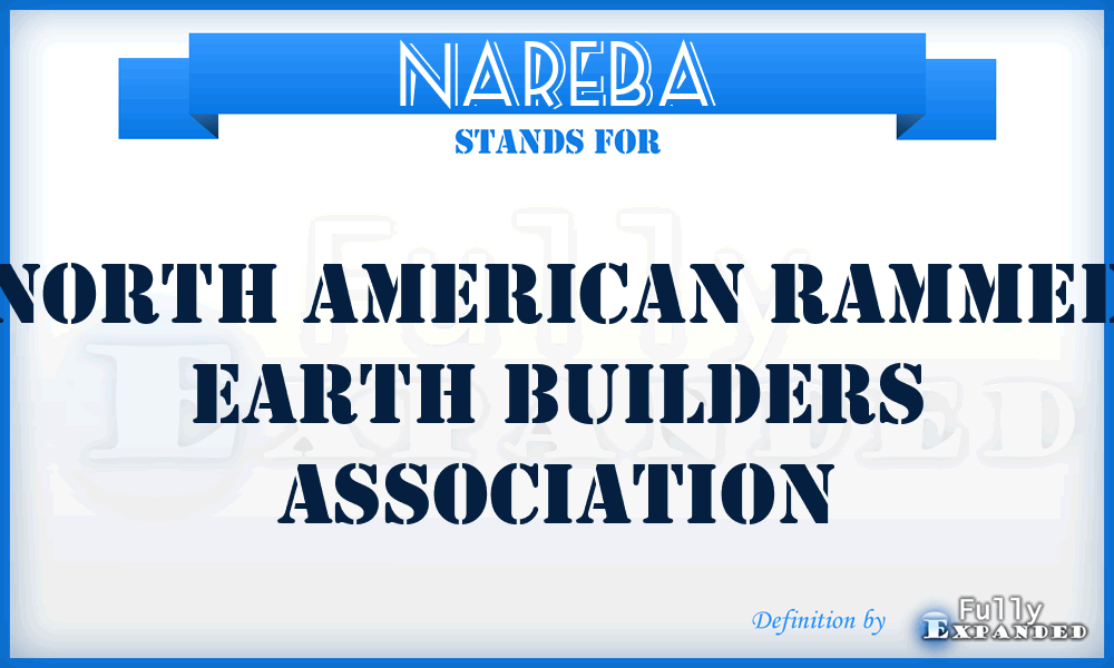 NAREBA - North American Rammed Earth Builders Association