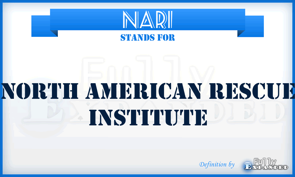 NARI - North American Rescue Institute