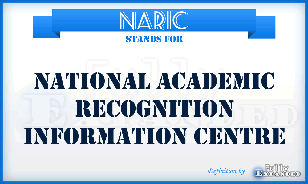 NARIC - National Academic Recognition Information Centre