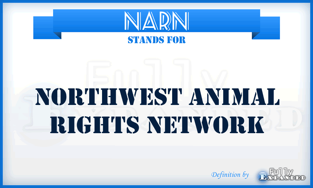 NARN - Northwest Animal Rights Network