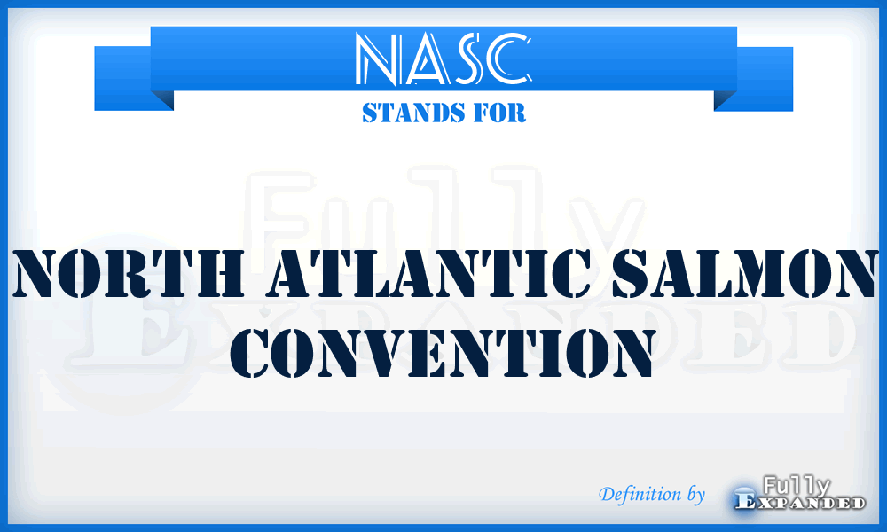 NASC - North Atlantic Salmon Convention