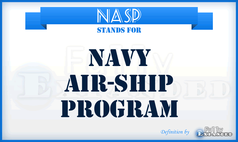 NASP - Navy Air-Ship Program
