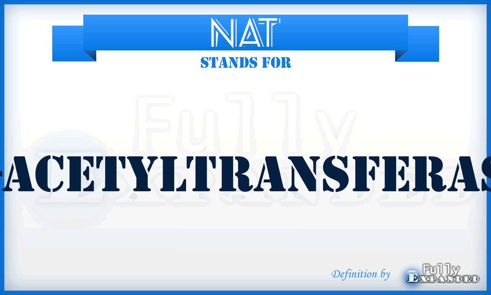 NAT - N-acetyltransferase