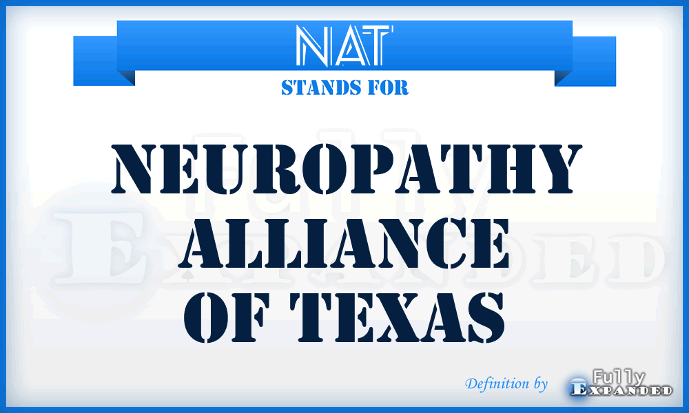 NAT - Neuropathy Alliance of Texas