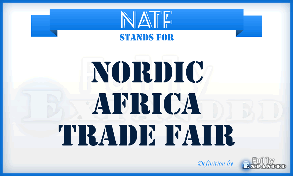 NATF - Nordic Africa Trade Fair