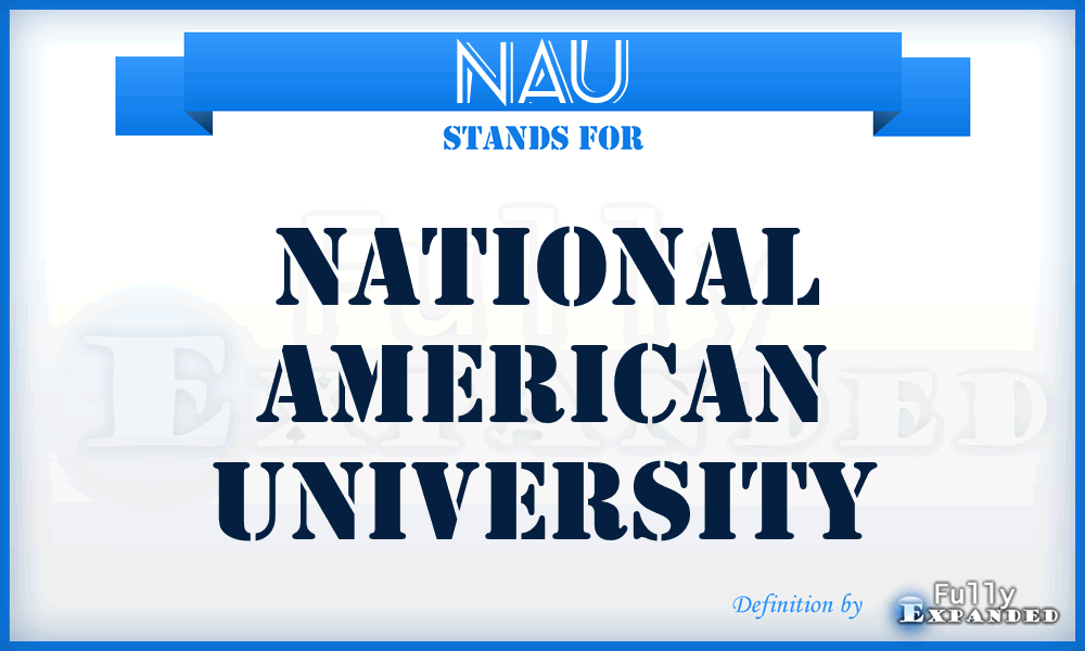 NAU - National American University