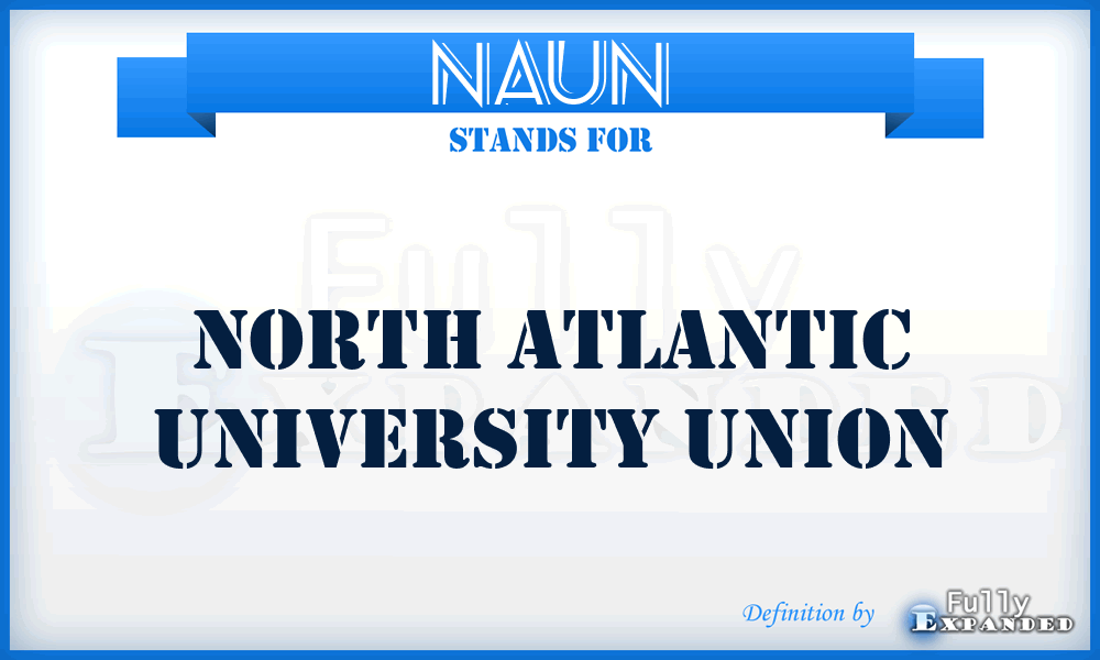 NAUN - North Atlantic University Union