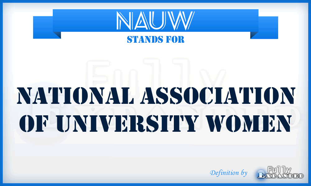 NAUW - National Association of University Women