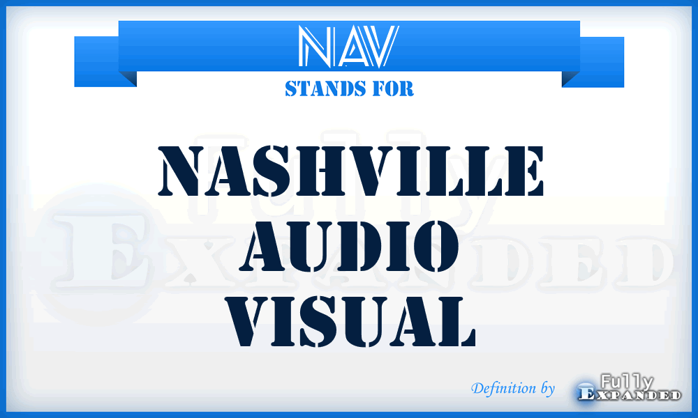 NAV - Nashville Audio Visual