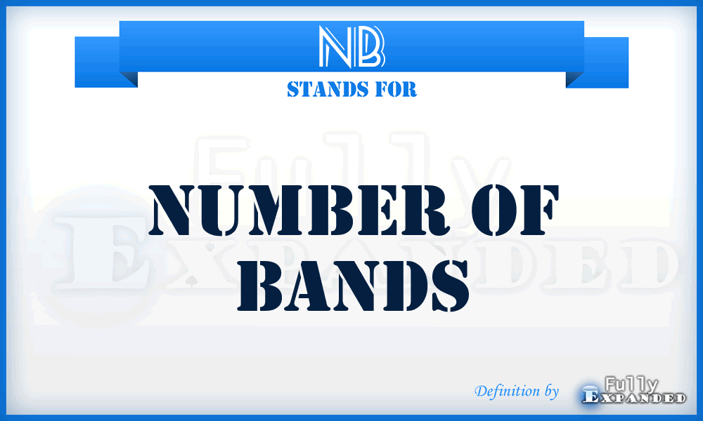 NB - Number Of Bands