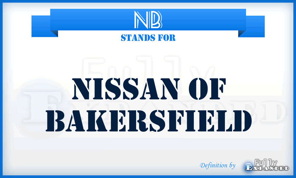 NB - Nissan of Bakersfield