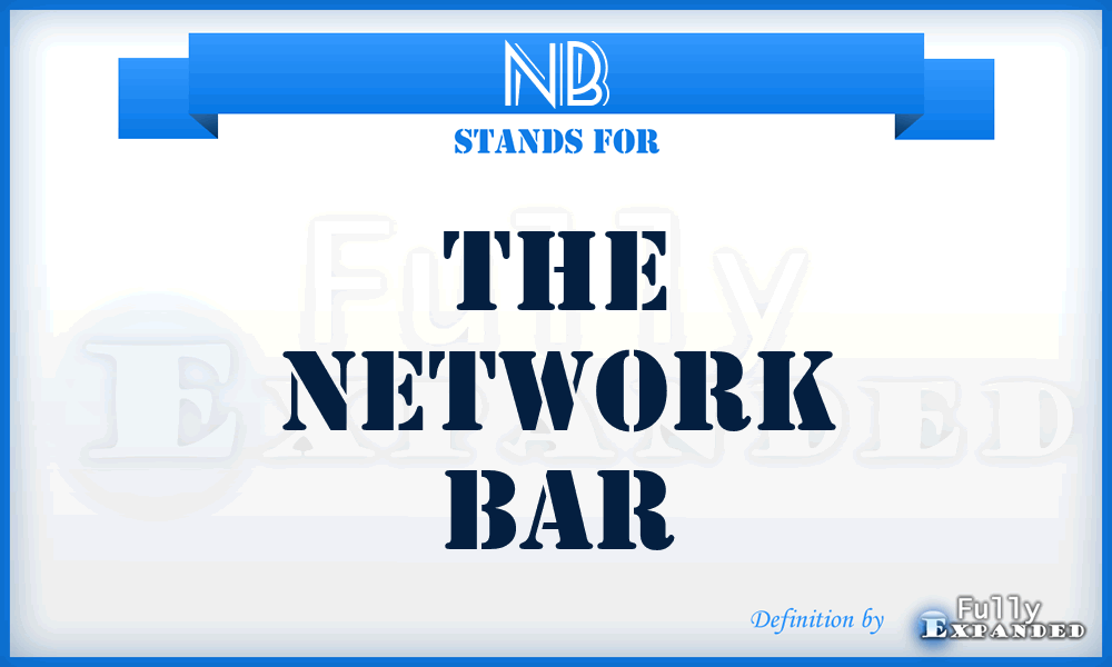 NB - The Network Bar