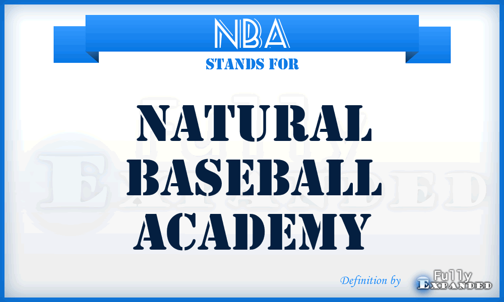 NBA - Natural Baseball Academy