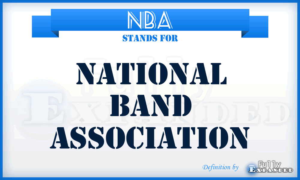 NBA - National Band Association