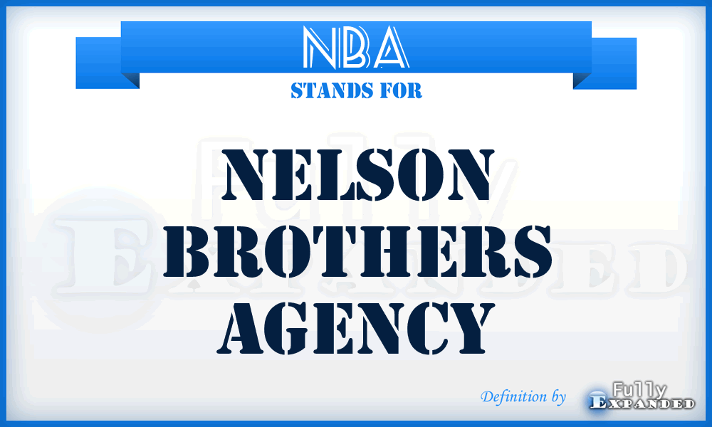 NBA - Nelson Brothers Agency