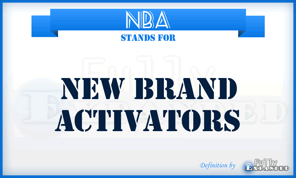 NBA - New Brand Activators