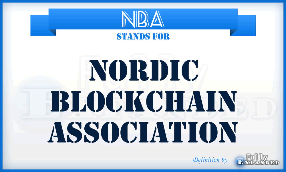 NBA - Nordic Blockchain Association