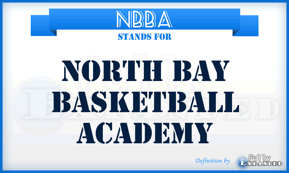 NBBA - North Bay Basketball Academy