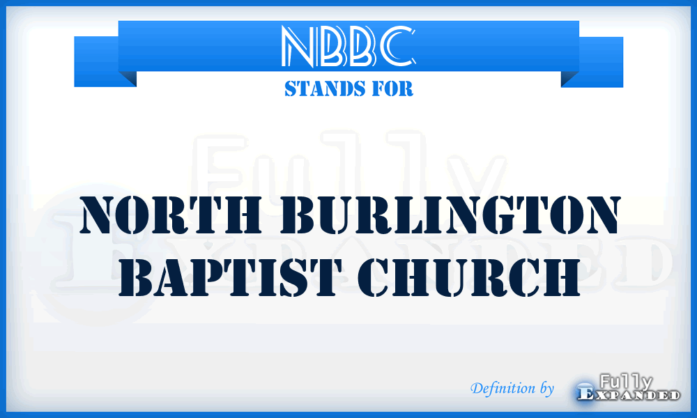 NBBC - North Burlington Baptist Church