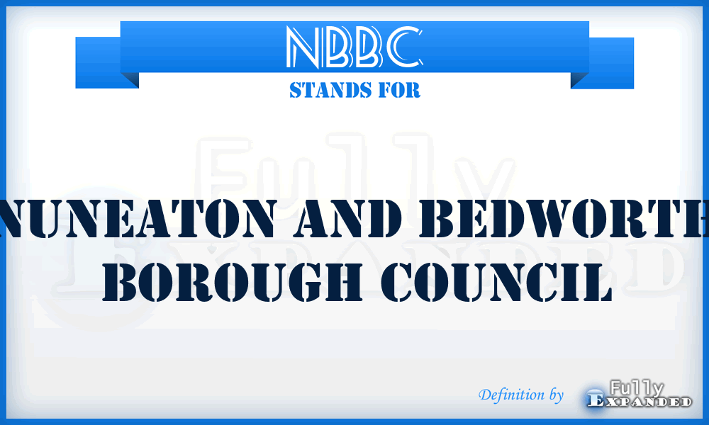 NBBC - Nuneaton and Bedworth Borough Council