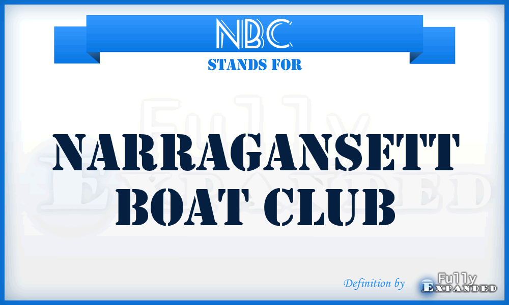 NBC - Narragansett Boat Club