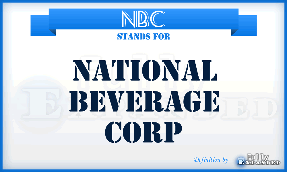 NBC - National Beverage Corp