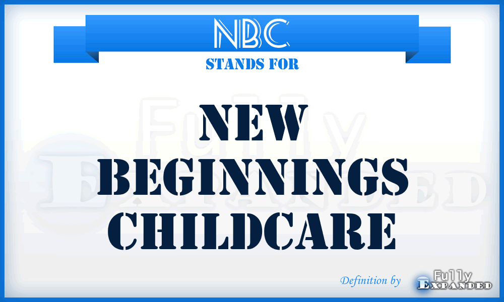 NBC - New Beginnings Childcare