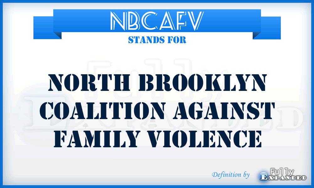 NBCAFV - North Brooklyn Coalition Against Family Violence