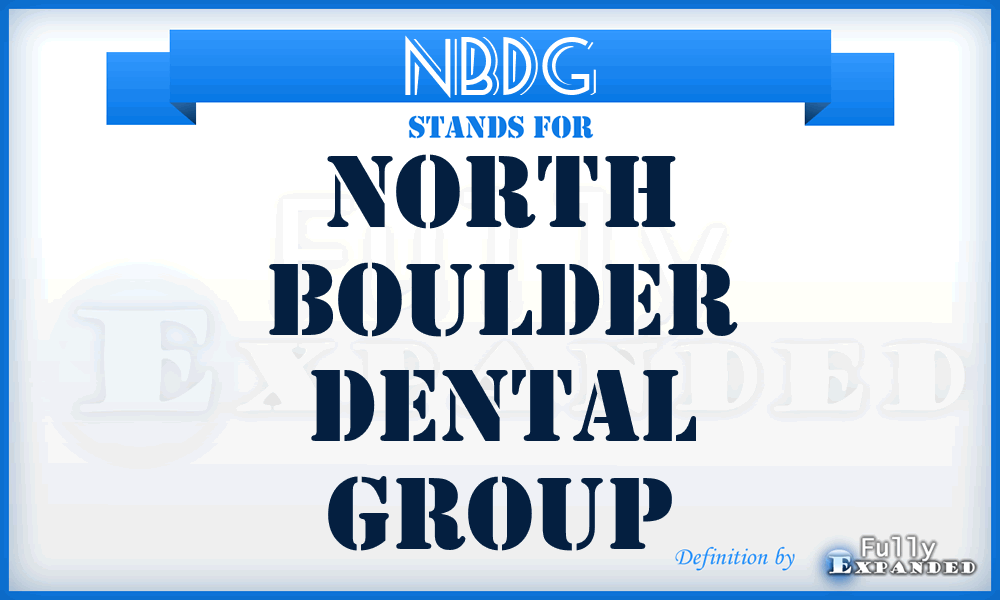 NBDG - North Boulder Dental Group